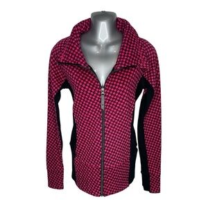 Lululemon Radiant Jacket Berry Rumble Pink and Black Women’s, Size 4 New